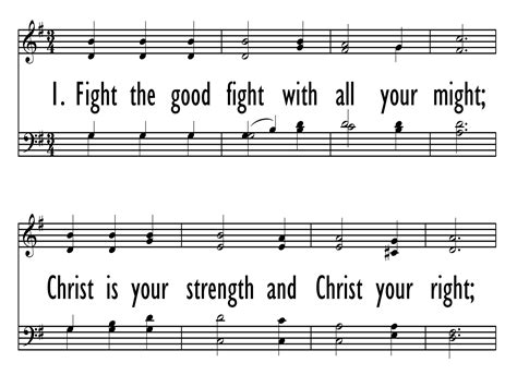 bfp hymn|Fight the Good Fight .
